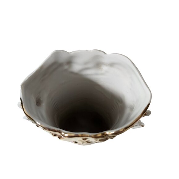 Antique German Art Nouveau Vase Set Hand Painted Floral‎ Gold Trim 1890s - 1930s - Picture 11 of 16